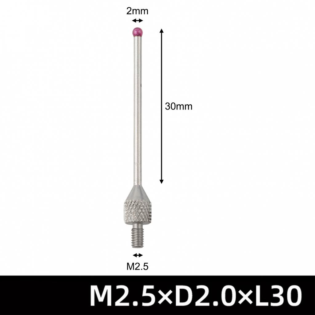 Tasterkugel CNC-Messtaster Messkopf 2mm Kugel M2.5 Gewinde