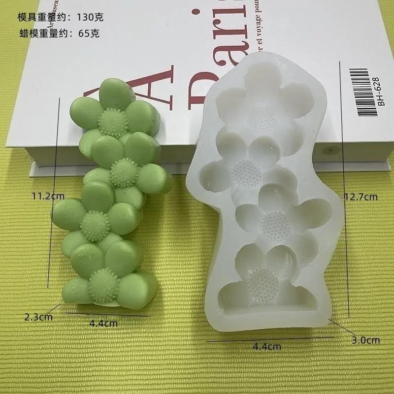 1 Pcs Silicone Candle Mold DIY Candle Making Soap Resin Mold Gifts Craft Home Decor Moldes Silicona Para Manualidades Wholesale