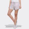 Adidas Neo Letter Print Lace-Up Sports Shorts Women Shorts Light-Purple FK9935