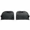 2pcs Black Front Bumper Tow Hook Eye Cover Cap Replacement Fit for Toyota Prius 2012-2015 Car Exterior Trailer Hole Lid Pair