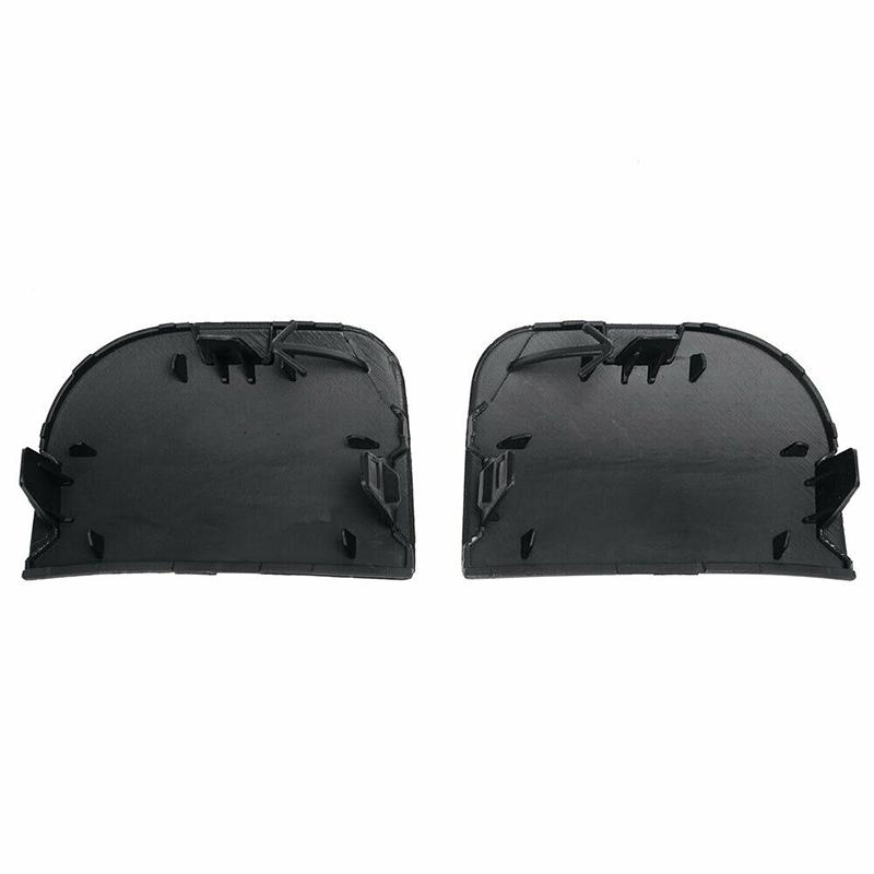 2pcs Black Front Bumper Tow Hook Eye Cover Cap Replacement Fit for Toyota Prius 2012-2015 Car Exterior Trailer Hole Lid Pair