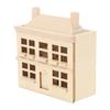 1:12 Miniature Dollhouse Villa House DIY Ornament Child Doll Furniture Toy Wooden House Villa Model