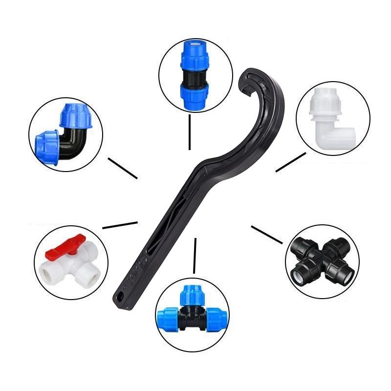 20/25/32 Universal Wrench PE Pipe Fast Connecting Fittings Wrench PE PVC Tube Valve Special Wrench Irrigation Tubing Repair Tool
