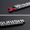 Stylizacja Samochodu 3D Metalowy Chromowany Naklejka Bagażnik Samochodu Odznaka Emblemat Dla Mitsubishi Lancer ASX Mirage Pajero-Sport Xpander Attrage L200