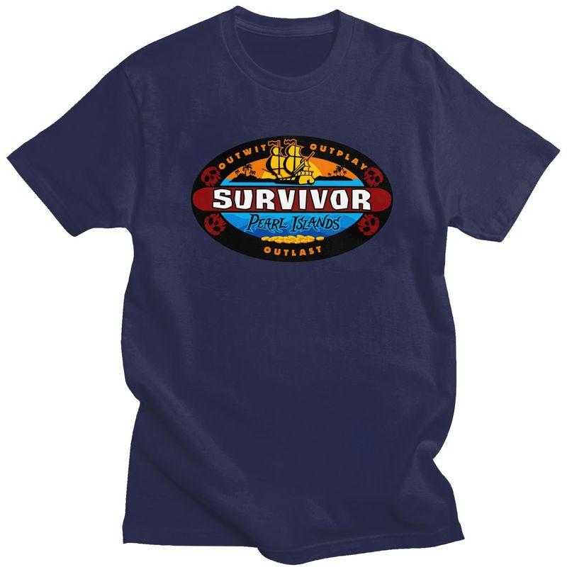 Custom Adventure Game TV Show Survivor Tshirts for Men Short Sleeves Casual T Shirt Cool Tshirt 100 Cotton Tee Gift Idea