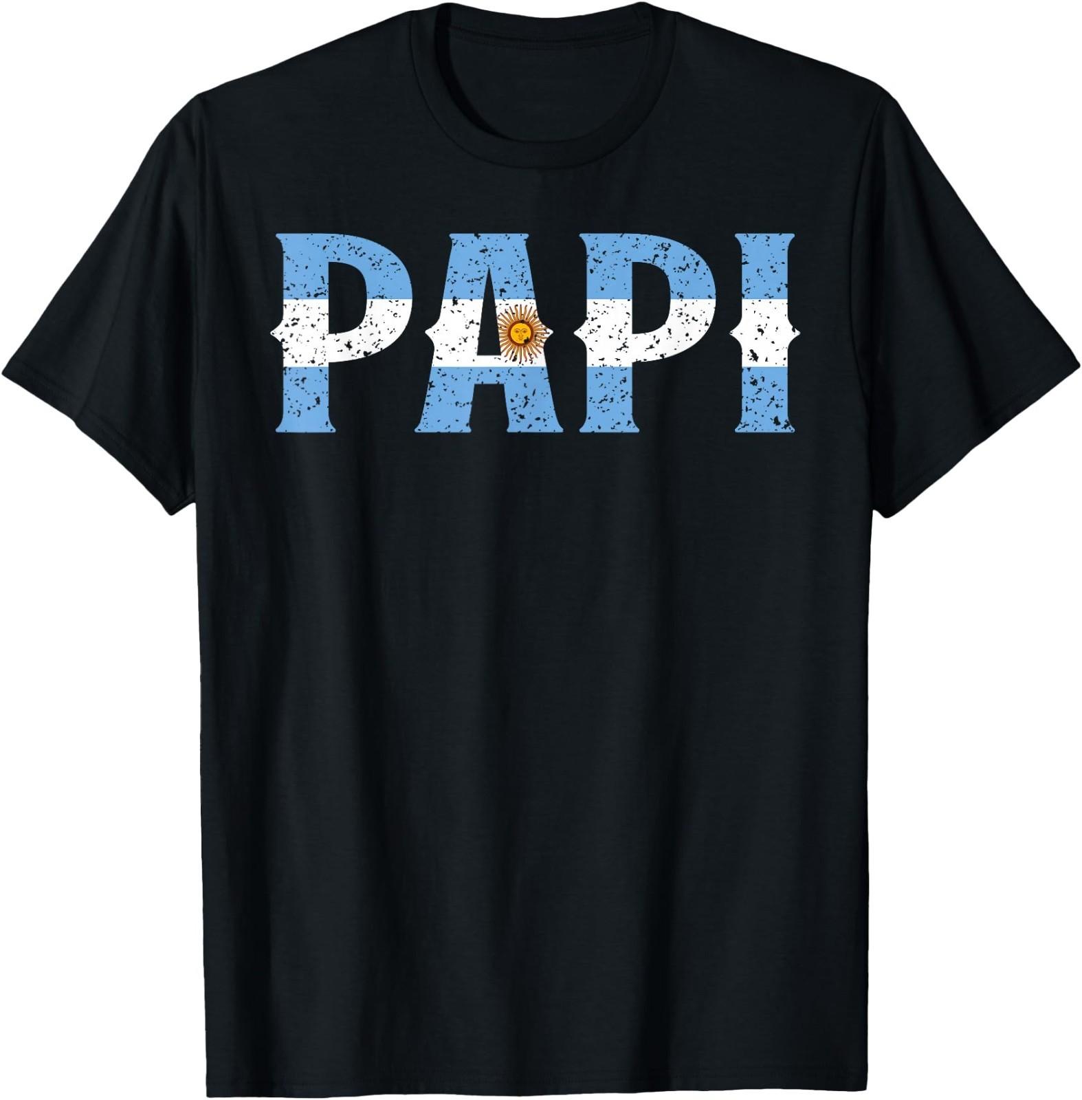 PAPI Argentine Flag Argentina Father s Day Patriotic Pride T- Unisex T-Shirt S