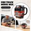 Fire Rescue Mug – For The Bravest Us, Handcrafted Fire Rescue Car Coffee Mug, Funny Cup, Kitchen And Desktop Decoration, Unique Gift