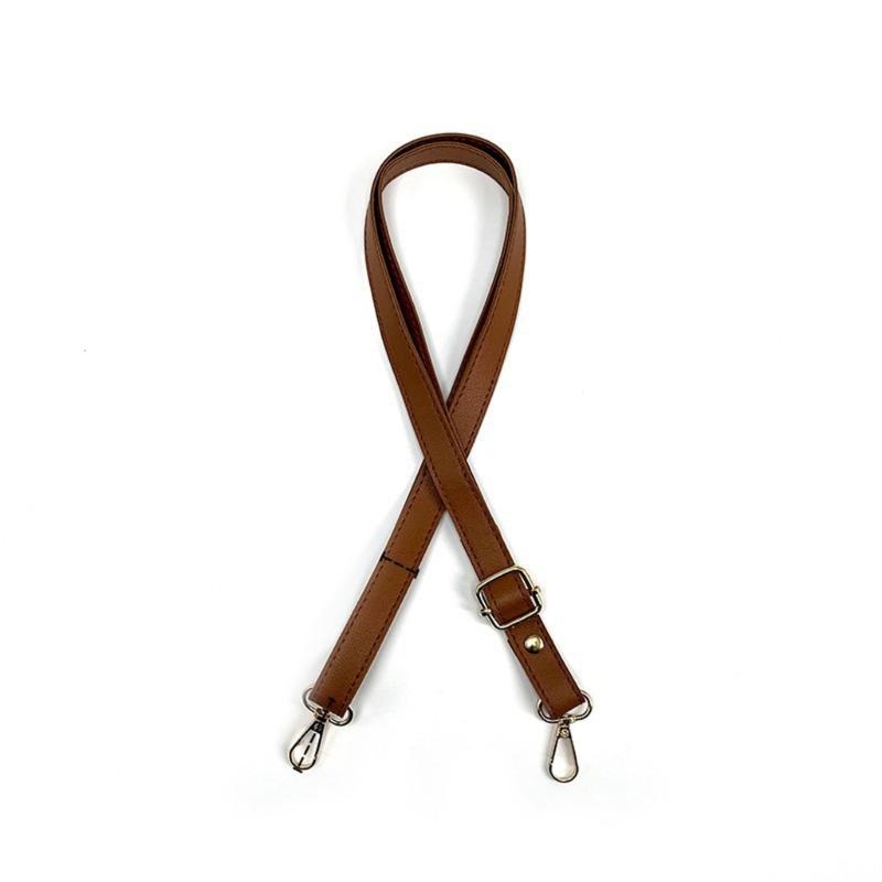 Pu Leather Shoulder Strap,Adjustable Bag Strap Replacement for Handbags Crossbody Shoulder Bag with Metal Buckles