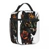 Bestseller Panther Zeichnung Tattoo Retro Isolierte Lebensmitteltasche Safari Mittagessen Nylon Mittagstasche