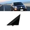 For FIAT 500 12-17 LEFT DOOR MIRROR FLAG COVER MOLDING GLOSS BLACK