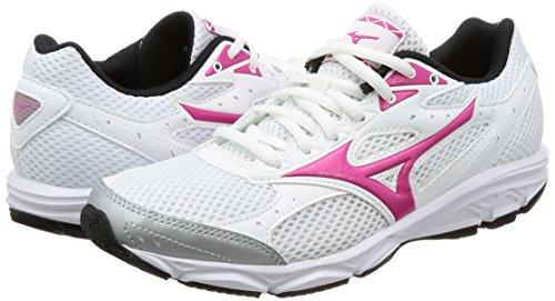 Mizuno Maximizer 20 Women's Running Shoes, White and Pink, Size 23.0 Cm, 3E
