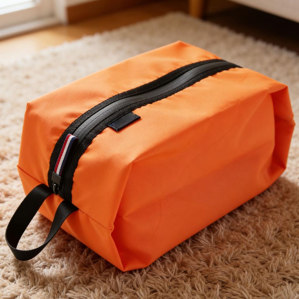 Shoe Bag for Travel Oxford Cloth Water Proof Shoe Pouch Packing Storage Bag with Zipper and Handle for Gym