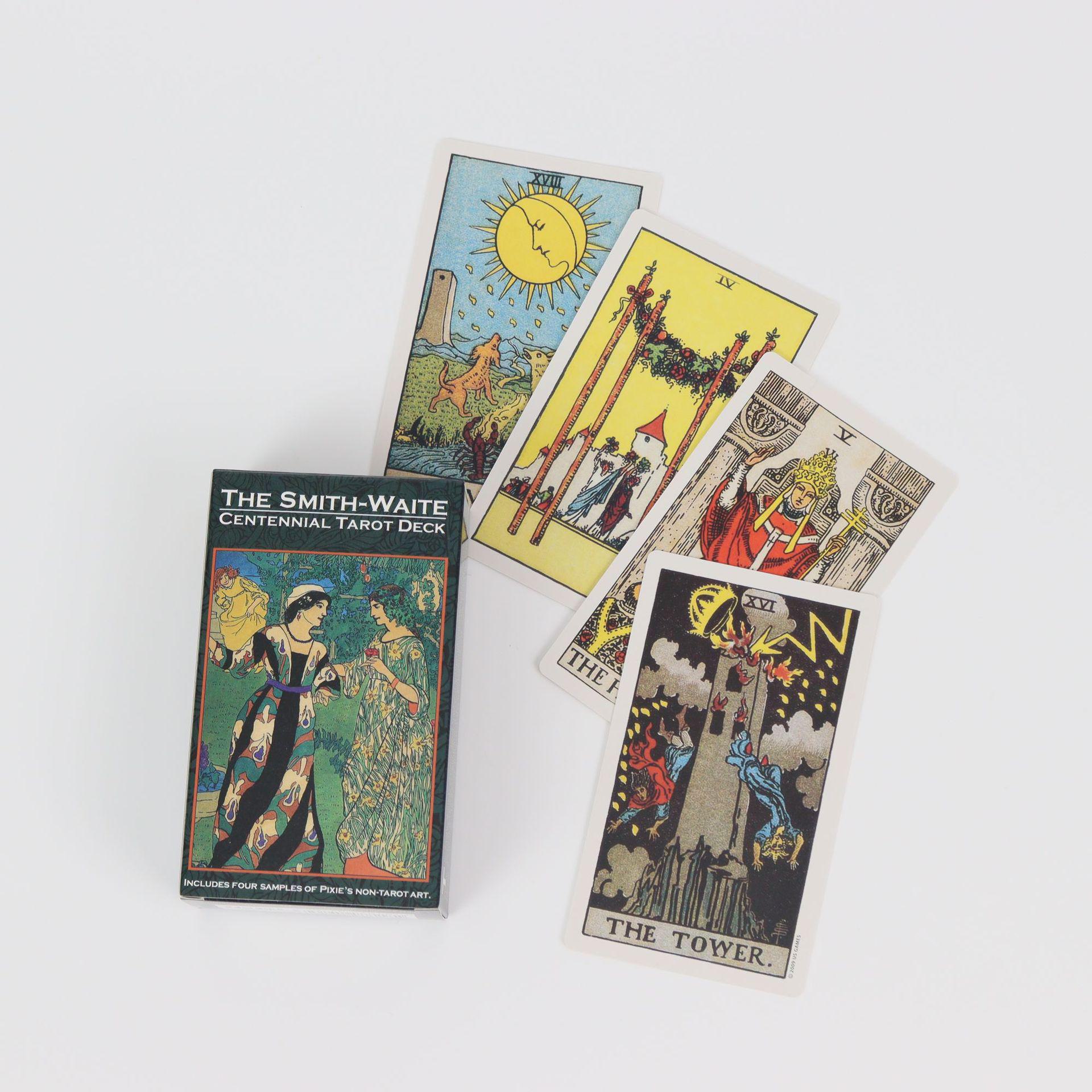 

Английское Таро Большого Размера Духовный Глаз Яркий Пророк с английским руководством (12x7см)