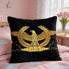 Gold Imperial Eagle Rome SPQR Cushion Cover Square Short Plush Pillow Case Living Room Sofa Home Decor Funda X