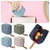 Borsa cosmetica multifunzione alla moda, borsa rossa portatile a bocca piccola, contenitore per la casa, portamonete, casa