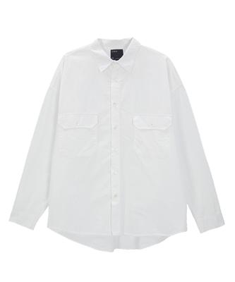 ENDOOR Garment Dyed Classic Shirt (White)