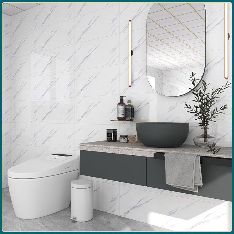 3D Marble Wall Sticker: Self-Adhesive, Oil-Proof, Thickened Decor for Bathroom, Kitchen, Wardrobe
