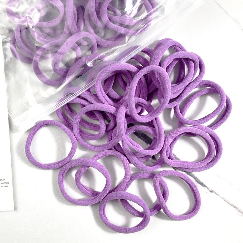 20/50 STÜCKE/Set Haargummis für Frauen Mädchen Basic Haargummis Seile 4cm Einfaches Elastisches Stirnband Haarschmuck Pferdeschwanzhalter