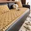 Soft Plush Non-Slip Couch Cushion Thickened Flannel Mat Sofa Bed Window Seat