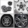 For Mercedes Benz 4 Pieces/Set 75mm For Mercedes Benz AMG W203 W206 W220 W205 W211 W212 Car Wheel Center Hub Caps Benz Emblem Ti