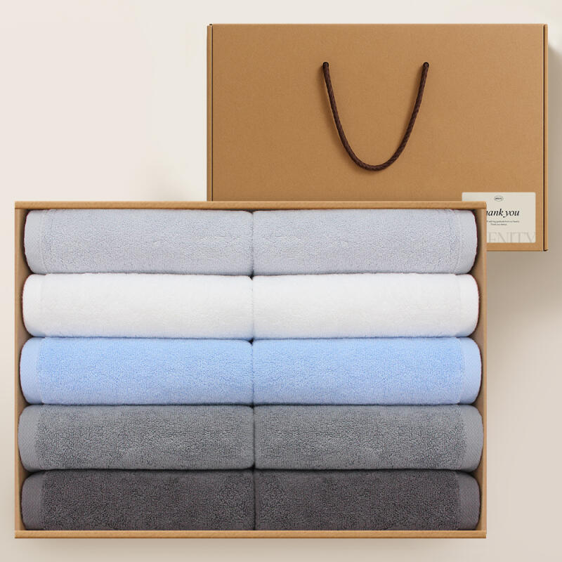 Daily 30 count 150g 10 sheets hotel towel set bath towel light gray