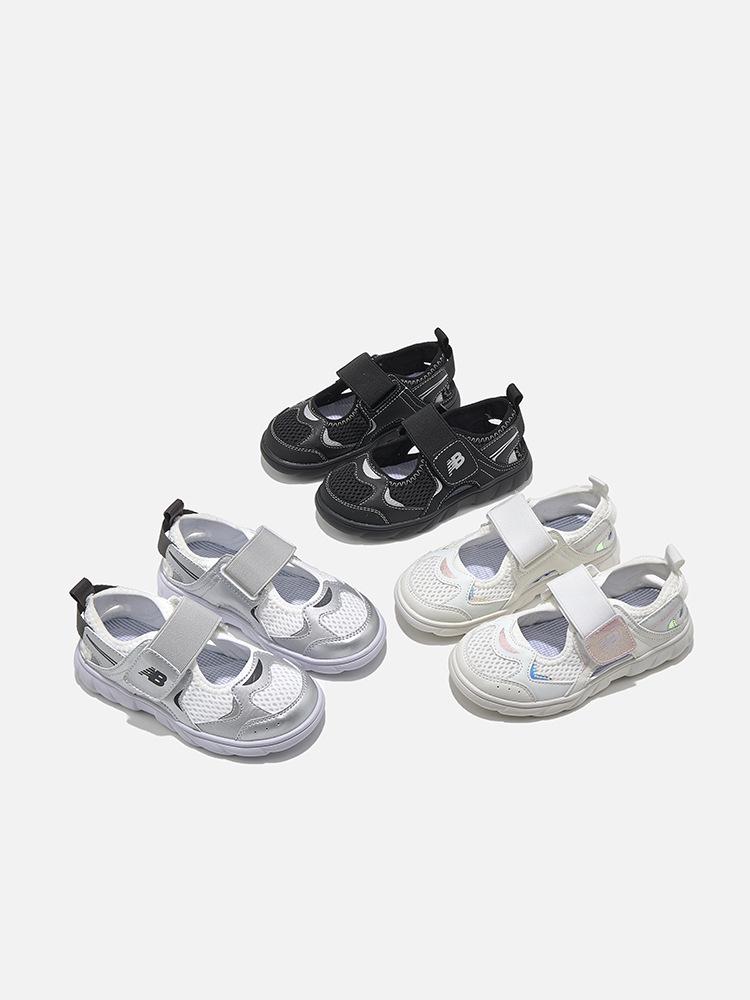2025 Summer Children's Breathable Mesh Sandals - Soft Sole, Closed-Toe Sports Style for Boys & Girls