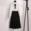 2026 Spring/Autumn Women's Korean Style Suit: Elegant Shirt & Skirt Two-Piece Set