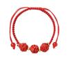 Year of The Horse Zodiac Horse Bracelet Calabash Chinese Red Handrope  Spring Festival
