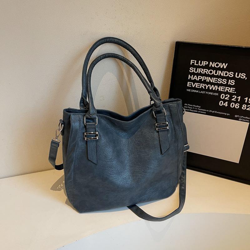 Tote Bag New Shoulder Bag Large Capacity Fashion Handbag Retro Simple Messenger Women's Bag