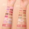 3-in-1 Multi-Layer Makeup Palette, Eyeshadow Blush and Highlighter Combo Set, All-in-One Face Glow Palette with Shimmer Eyeshadow and Cream Blush