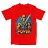Masters Of The Universe Power Guy He-Man Maglietta Abbigliamento Uomo Donna Cotone Umorismo He Man Cartoni Animati T-shirt Manica Corta Abbigliamento