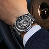 LOUIE JUELEN Men's Watch Automatic Mechanical Watch Skeleton Design Luminous Fashion Men's Mechanical Wristwatch