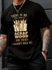 Summer Unisexs Tshirt Funny Carpenter Quote Print Short Sleeve Tees Casual Streetwear Male Tops 100 Cotton Breathable and Soft