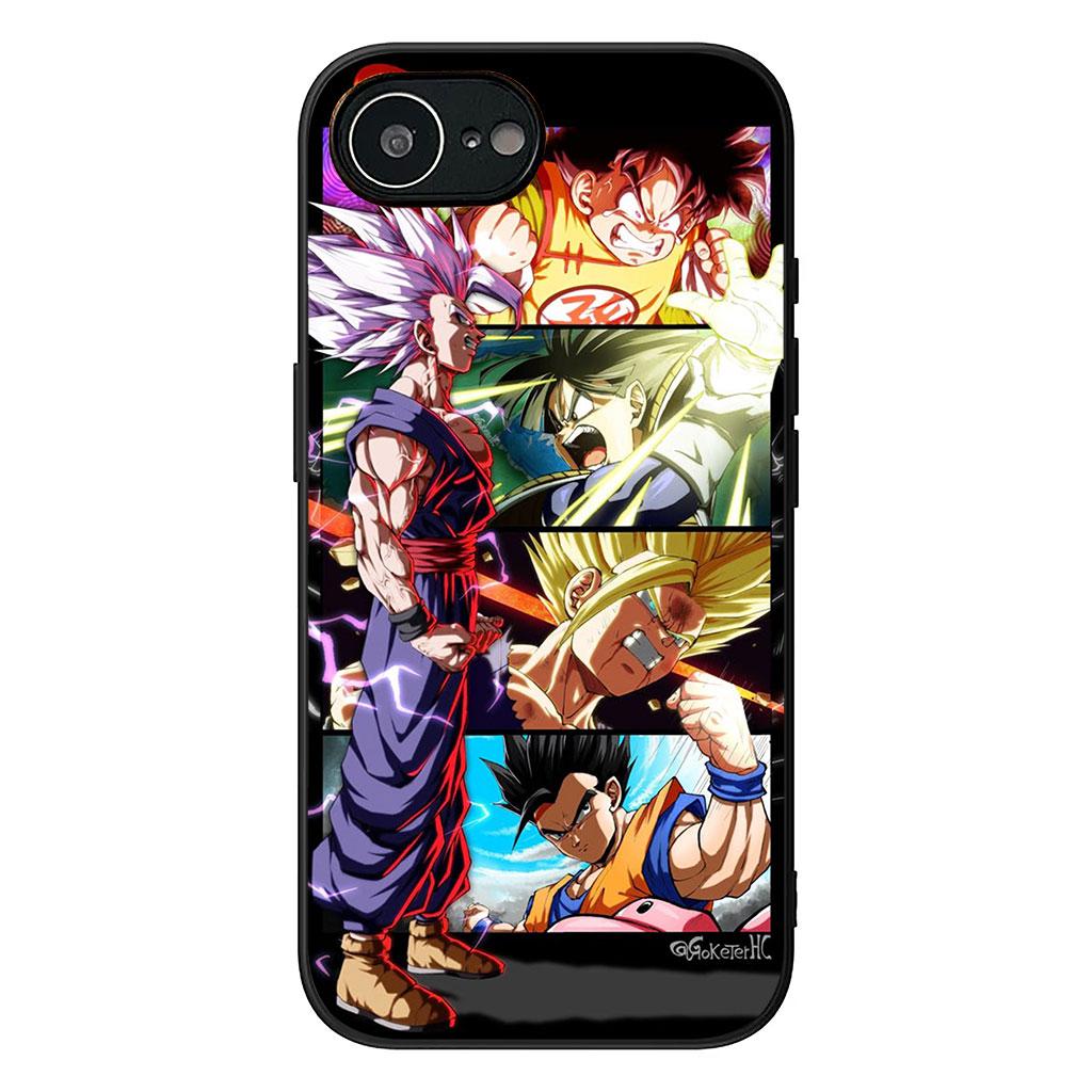 Dragon Son Gohan Goku Ball Phone Cover Case for Apple iPhone 16 15 14 Plus 13 12 Mini 17 Pro Max + ProMax 16E Air 16+ Casing
