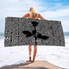 Asciugamano da Spiaggia Rock Elettronico D-Depeche Mode Asciugamani da Bagno Colorati per Ragazza Microfibra Asciugatura Rapida Senza Sabbia Spiaggia Yoga Piscina