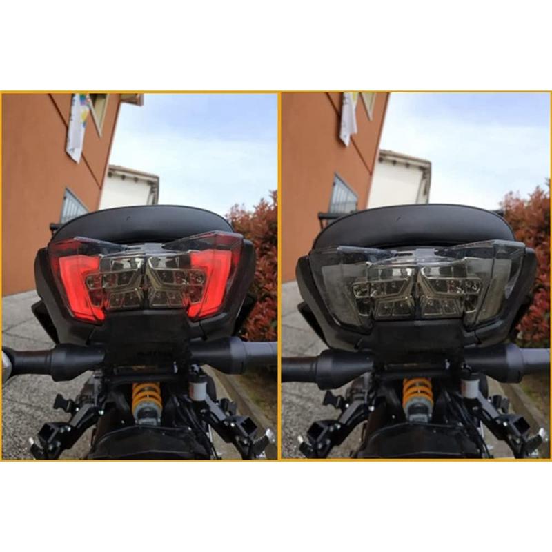 Motorcycle LED Brake Tail Light Turn Signal Lamp Rear Indicator for Yamaha MT09 FZ09 MT-09 FZ-09 2017-