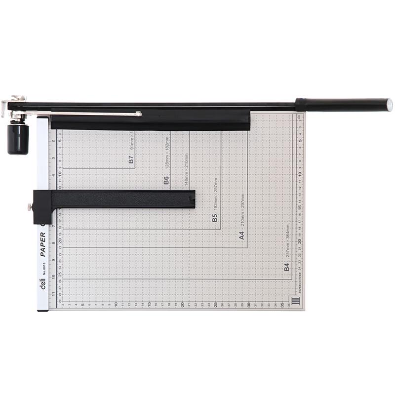 Deli 8013 Steel Paper Cutter CN plug (adapter included)