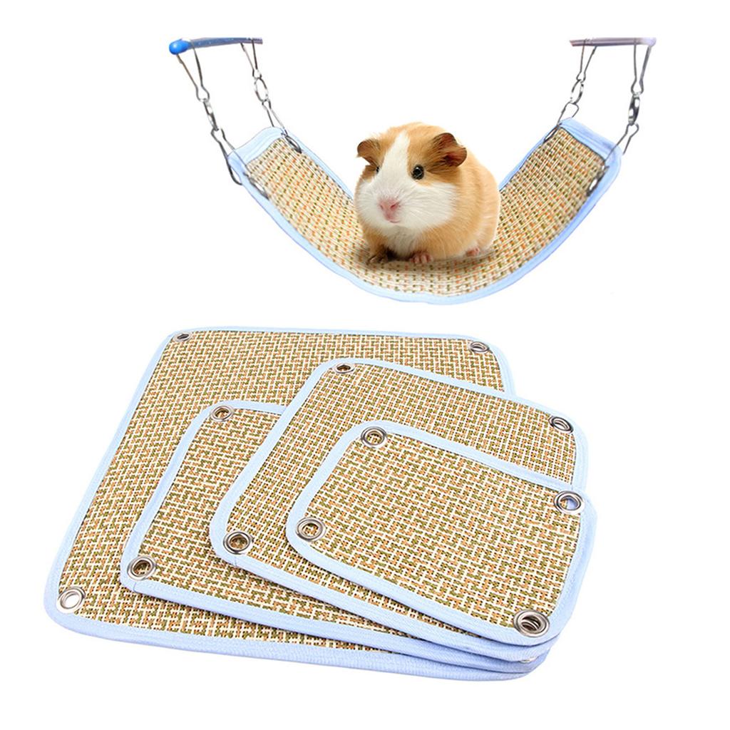 Hamster de verão respirável, esquilo, balanço de rede pendurado para planador de açúcar, cama de descanso pendurada, acessórios para furões de hamster