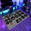 Realistic Flight Instrument Panel Area Rug,Pilot Cockpit Theme Non-Slip Floor Mat Washable Aviation Decor Carpet for Home Office