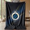 Coperta morbida in pile flanella Club Brugge FC Leggera Accogliente Calda Coperta da lancio per Divano Letto Decorazione Casa