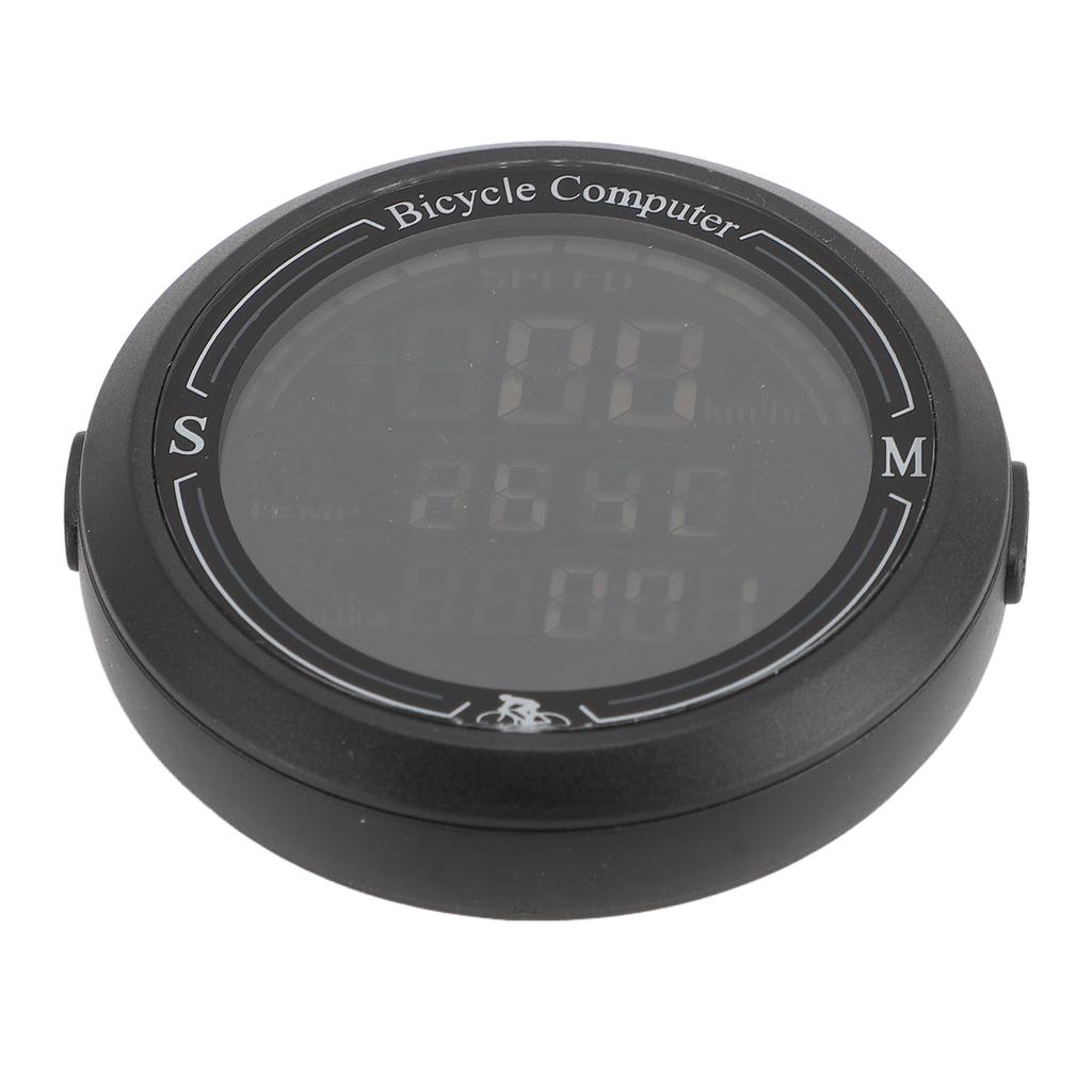 Cyklistický tachometr Sledování v reálném čase Svítící Multifunkční cyklopočítač Odometer pro jízdu na kole
