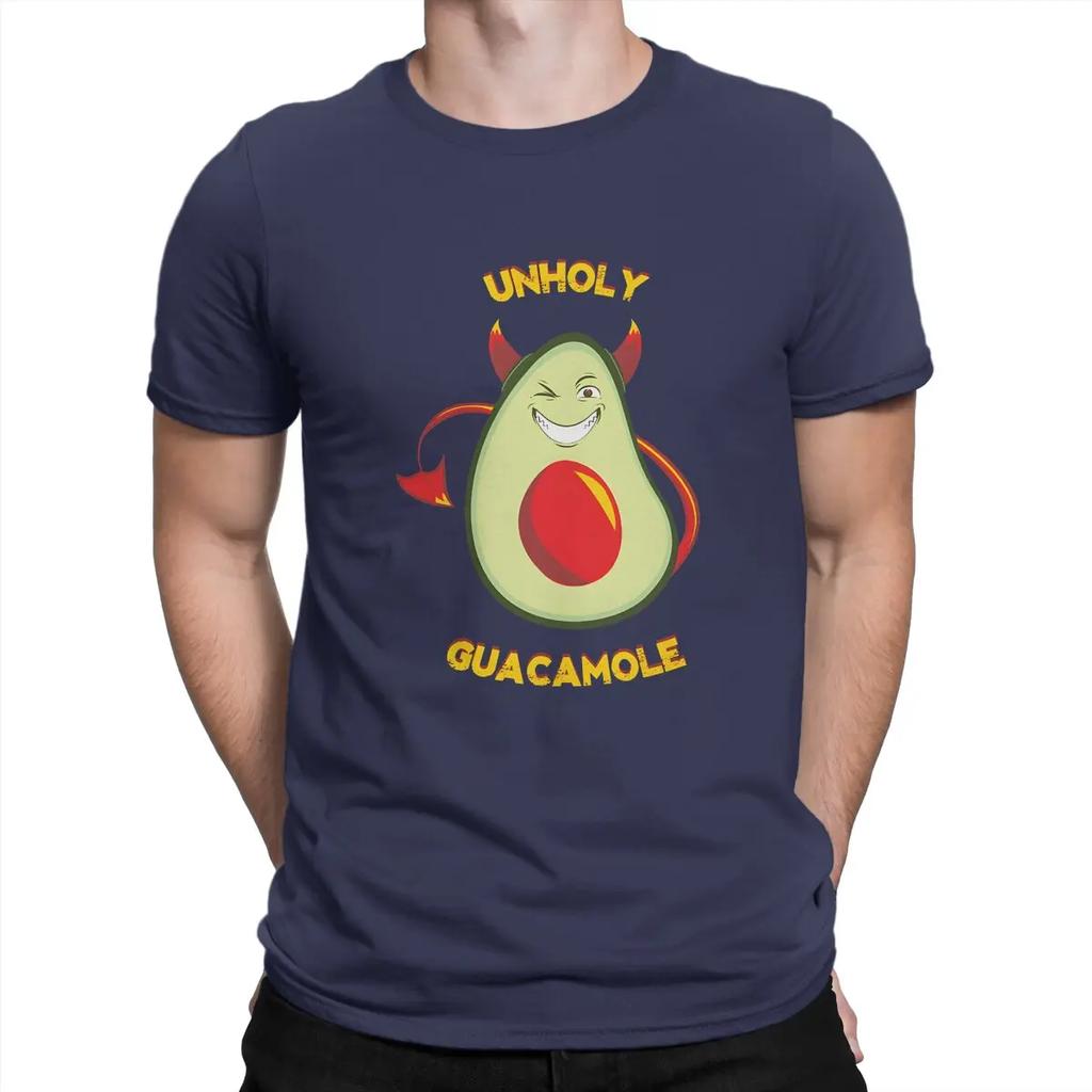 Guacamole Avocado Addict TShirt Unholy O Neck Short Sleeve 100% Cotton T Shirt Humor High Quality Gift Idea Unisex