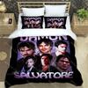 The Vampire Diaries Damon Salvatore Beddengoed Sets Prachtige Bedbenodigdheden Set Dekbedovertrek Beddekenset Beddengoed Verjaardagscadeau