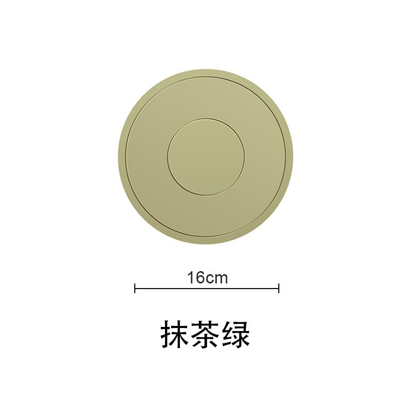 

16/22CM Silicone Table Mat Cup Round Heat Insulation Soft Rubber Tea Coaster Coffee Mug Glass Beverage Holder Pad Home decorate Round