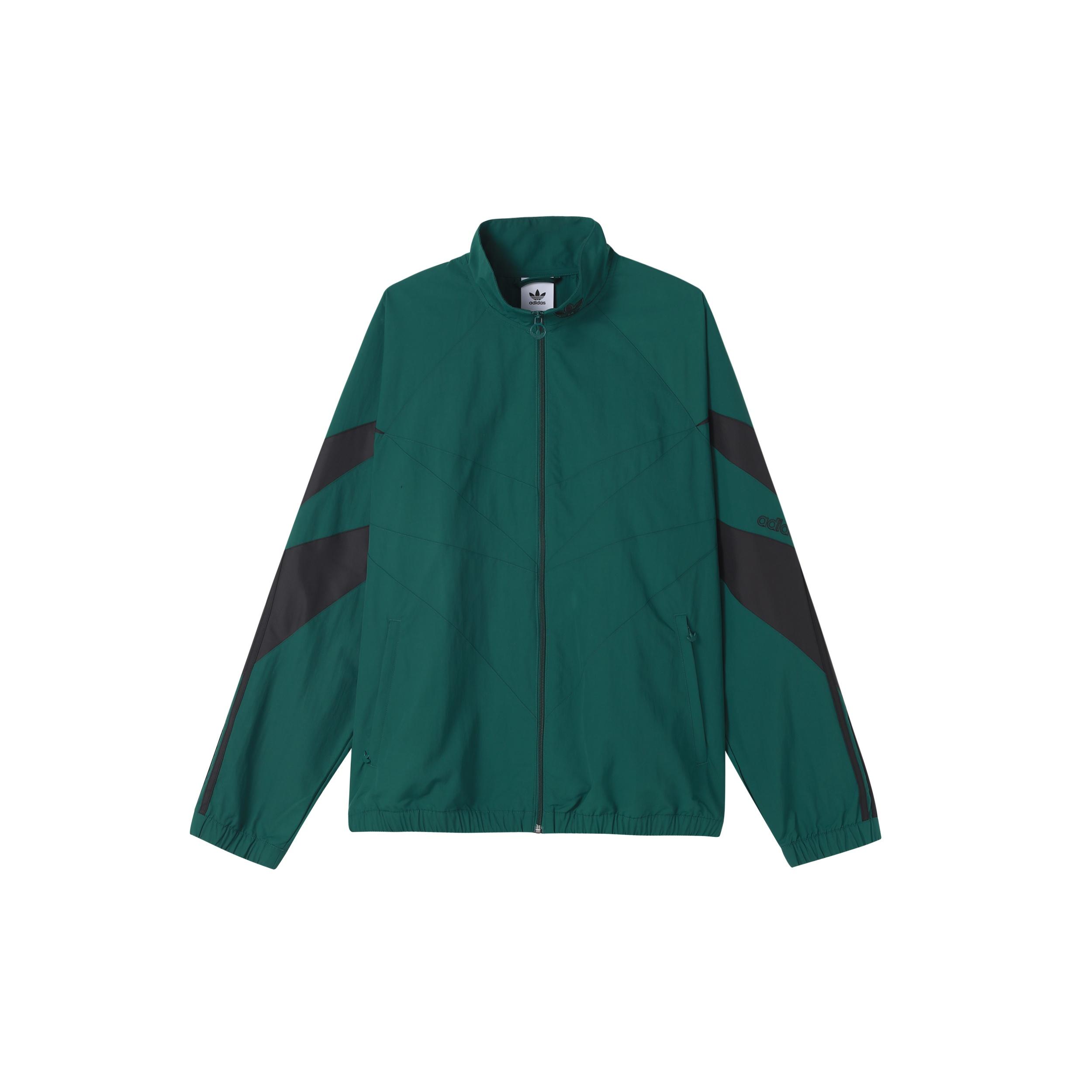 adidas Stripe Stand Collar Jacket Green Men s H06747 M