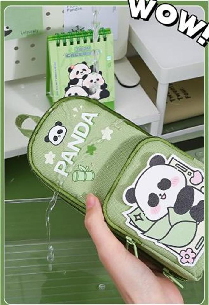 Panda Pencil Cute Pencil Case with Pencil Large Capacity Pen Tool Pen Stationery Stationery Stationery Small Item Pencil Storage Large For Junior High