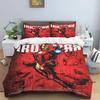 Iron Man Print Cartoon Duvet Cover Bedding Set, Anime-themed Home Decor, Suitable for Children and Adults.