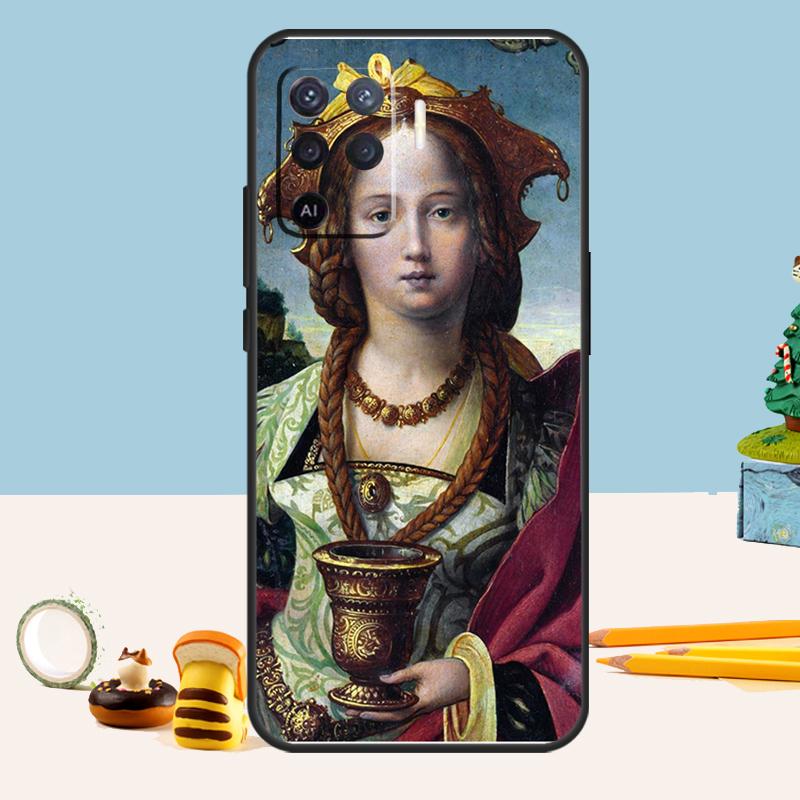 Sandro Botticelli Renaissance Kunst Hülle Für Oppo A76 A96 A16 A17 A57 A60 A40 A80 A18 A38 A58 A78 A98 A15 A54 A74 A94 A6 A5 Pro