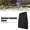 Garden Fountain Cover 210D Silver Coated Oxford Cloth Waterproof Statue  ive Cover for Outdoor Patio