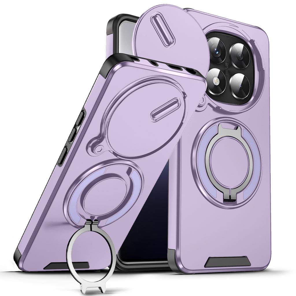 Redmi note11Pro collar mobile phone case POCO F8Pro car magnetic window bracket protective case